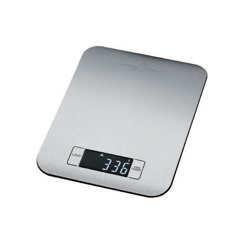 PROFI COOK balance de cuisine PC-KW 1061, acier inoxydable, 5 kg, écran LCD